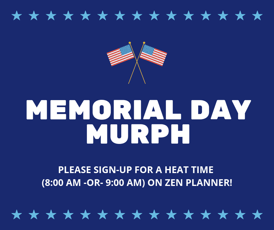 Copy Of Memorial Day Murph - Warrior Risen Strength &Amp; Fitness